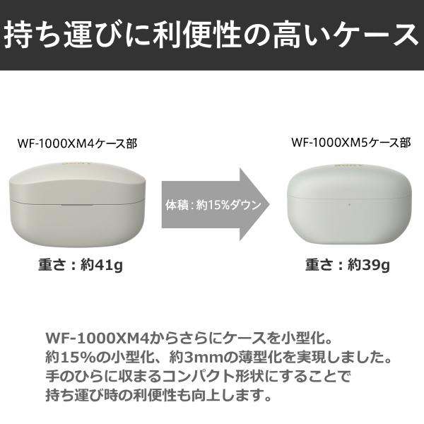 SONY イヤホン WF-1000XM5 WF-1000XM5(S) マイク付き プラチナ SONY イヤホン WF-1000XM5 WF-1000XM5(S) マイク付き プラチナ