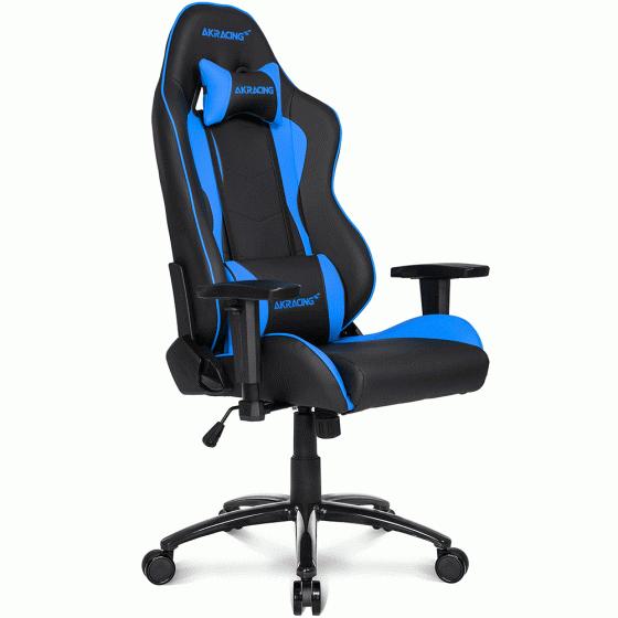 3年保証 AKRacing ゲーミングチェア 最大180°のリクライニング機能 耐荷重約150kg NITRO-BLUE/V2 ブルー Nitro V2シリーズ ゲーム PC作業_1