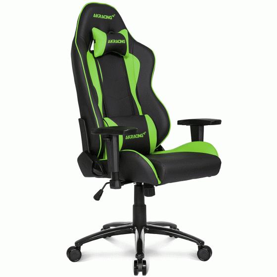 3年保証 AKRacing ゲーミングチェア 最大180°のリクライニング機能 耐荷重約150kg NITRO-GREEN/V2 グリーン Nitro V2シリーズ ゲーム PC作業_1