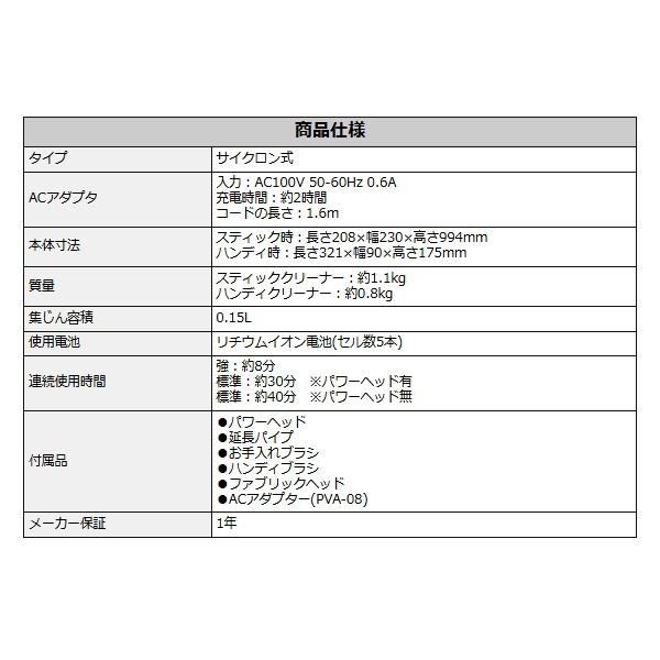 日立（HITACHI） 【日本製】日立 ラクかるスティック PV-BL1C4 掃除機