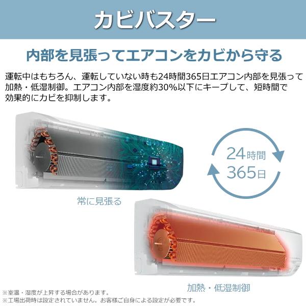 白くまくん 日立 ルームエアコン RAS-DR2526S-W 単相100V 主に8畳 2.5