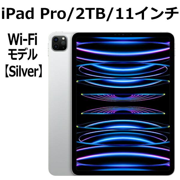 Apple iPad Pro 本体 新品 第4世代 11型 シルバー M2 2TB Wi-Fi MNXN3J/A Liquid Retinaディスプレイ LiDAR USB-C 超広角カメラ MNXN3J MNXN3JA | iPad