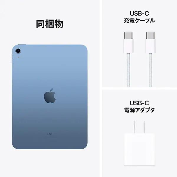 Apple iPad 本体 新品 第10世代 10.9型 ブルー A14 256GB Wi-Fi MPQ93J/A Liquid Retinaディスプレイ USB-C 指紋認証 MPQ93 MPQ93JA｜try3｜06