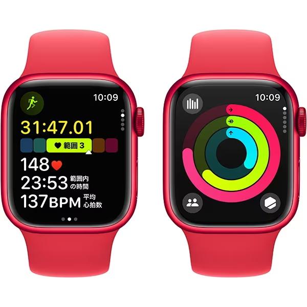 Apple Watch Series 9 本体 GPSモデル 45mm MRXK3J/A PRODUCT レッド  