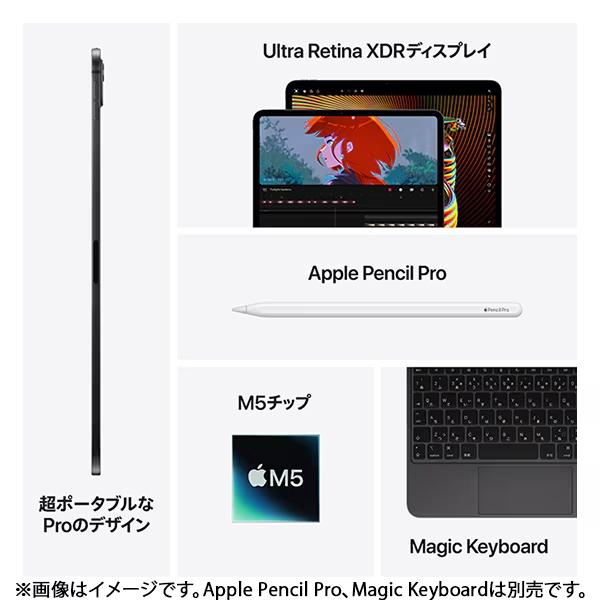iPad Pro Apple 11インチ M5 256GB メモリ 12GB MDWL4J/A シルバー Wi