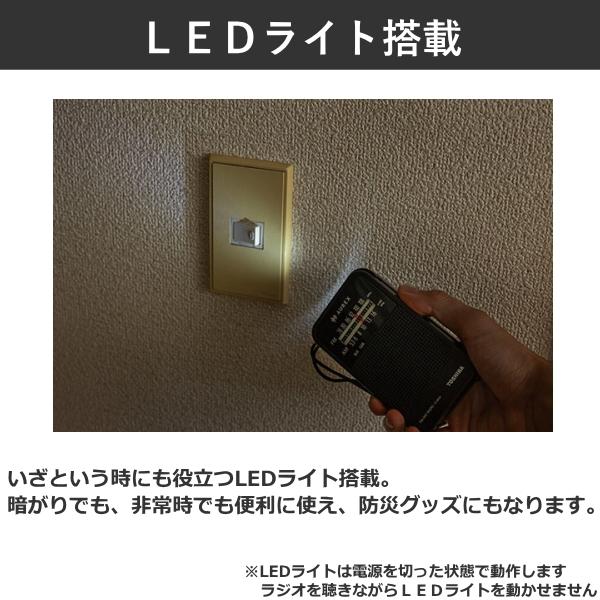 Aurex 東芝 AUREX ラジオ TY-KR10 AM FM ライト イヤホン 乾電池 TY