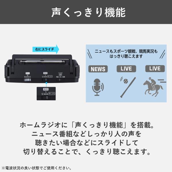 Aurex 東芝 ラジオ AX-HRT60 FM AM ワイドFM LEDライト イヤホン 2電源