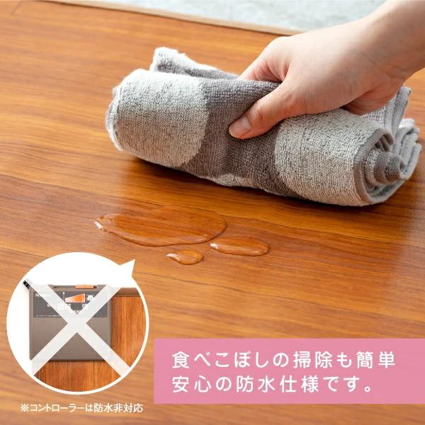MORITA（モリタ） ホットカーペット TMM-9018P 1畳用 フローリング調