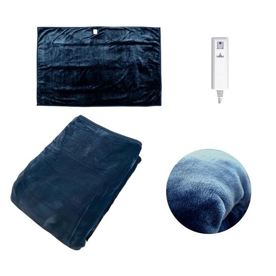 MORITA（モリタ） 電気毛布 MORITA TMB-K19FM-BL ダニ退治 手洗いOK