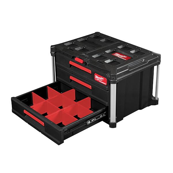 国内正規品・限定カラー milwaukee BLACK PACKOUT 引き出し収納 3段