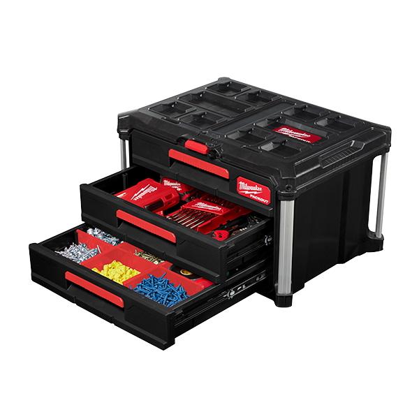 国内正規品・限定カラー milwaukee BLACK PACKOUT 引き出し収納 3段