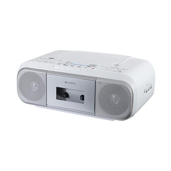 Aurex 東芝 ラジオ AX-KCRR60 FM AM ワイドFM 2電源対応 乾電池 AC電源