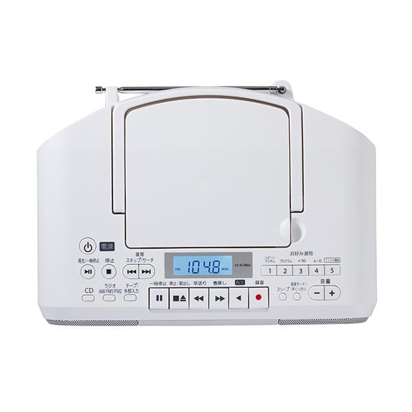 Aurex 東芝 ラジオ AX-KCRR60 FM AM ワイドFM 2電源対応 乾電池 AC電源