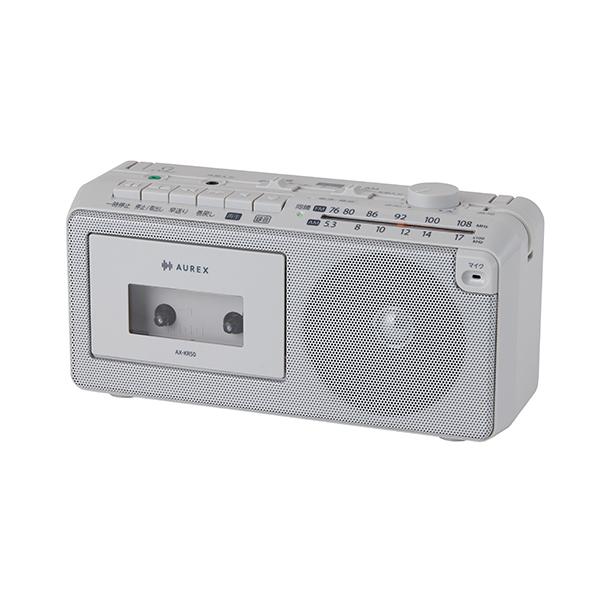 Aurex 東芝 ラジオ AX-KR50 FM AM ワイドFM 2電源対応 乾電池 AC電源