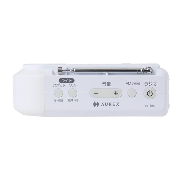 TOSHIBA（東芝） 手回し ラジオ AUREX AX-HRJ30 防災 AM FM ワイドFM