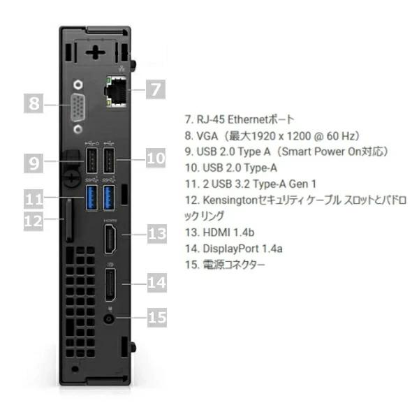 OptiPlex 【法人限定】 Dell 7020 Micro デスクトップパソコン OptiPlex 【法人限定】 Dell 7020 Micro デスクトップパソコン