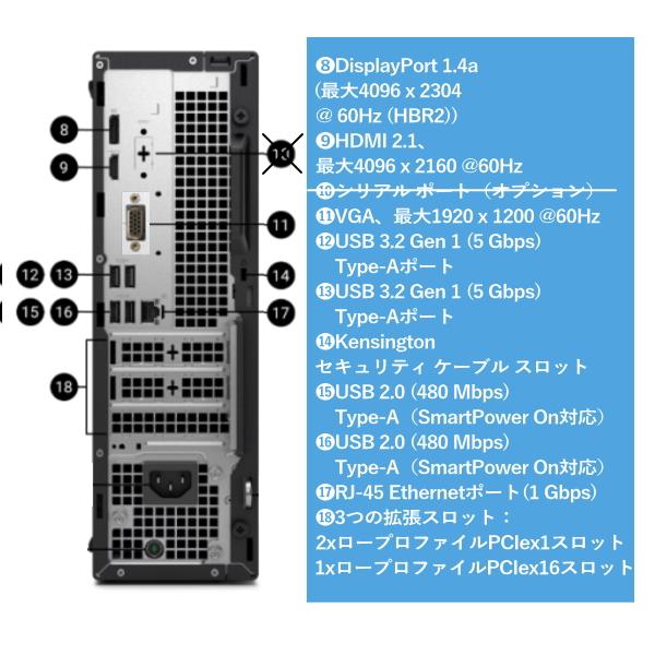 DELL（デル） 法人限定 Dell Pro Slim デスクトップパソコン MS Office