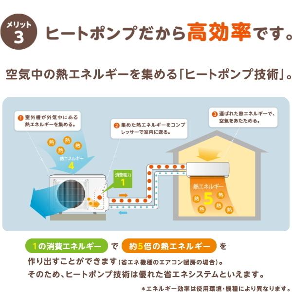 【単相200V】三菱電機 エアコン 霧ヶ峰 ズバ暖 5.6kW 単相200V 寒冷地仕様 冷房 15畳 - 23畳 暖房 15畳 - 18畳 MSZ-KXV5625S-W | 霧ヶ峰 | 04