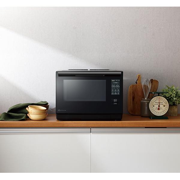 東芝 オーブンレンジ 過熱水蒸気 石窯ドーム ER-D4000C 電子レンジ レンジ 26L 300℃ 角皿 TOSHIBA ER-D4000C(K) ERD4000C ブラック オーブン | TOSHIBA | 08