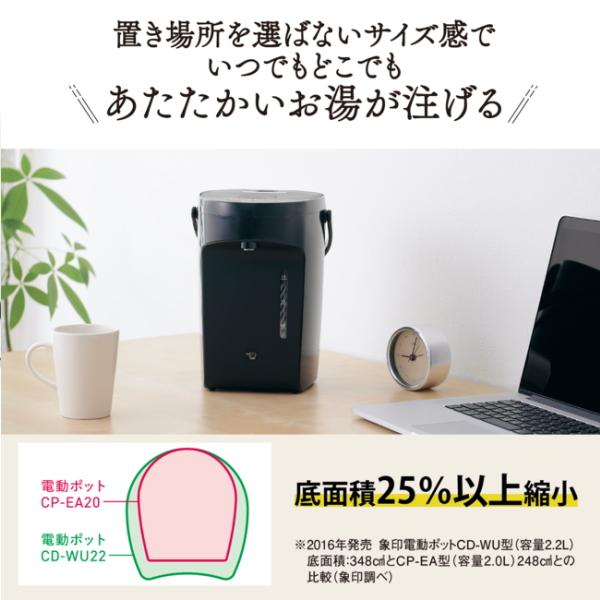 象印（ZOJIRUSHI） ポット 電気ポット 電動ポット マイコン沸とう電動