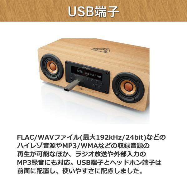 WOOD CONE ビクター ミニコンポ スピーカー EX-DM10 一体型 コンパクト