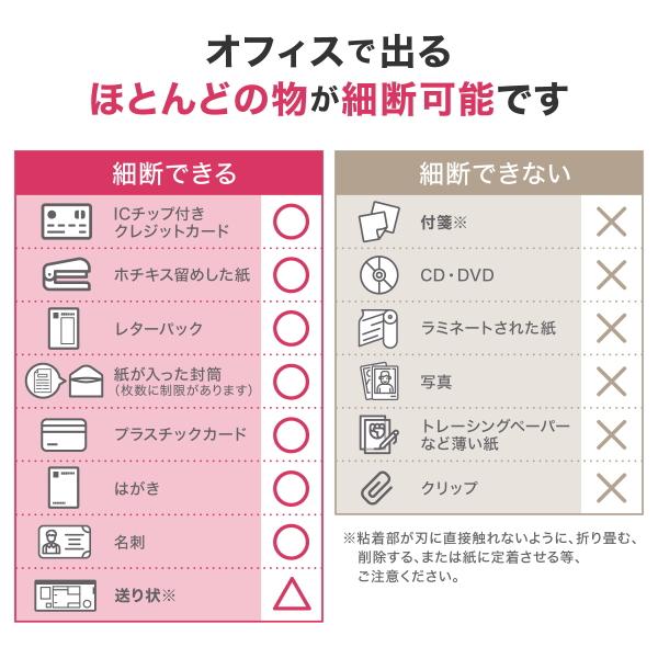 シュレッダー T058 A4 8枚 大容量 23L マイクロカット カード 対応