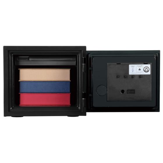 保証18カ月 ディプロマット 耐火耐水金庫 19L テンキー式 耐火時間約60分 重量31kg 警報アラーム機能 覗き見防止機能 A119R3WR BLACK ブラック 金庫 Diplomat | ブランド登録なし | 11