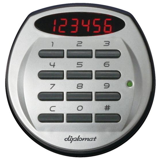 保証18カ月 ディプロマット 耐火耐水金庫 25L テンキー式 耐火時間約60分 重量36kg 警報アラーム機能 覗き見防止機能 A125R3WR BLACK ブラック 金庫 Diplomat_12