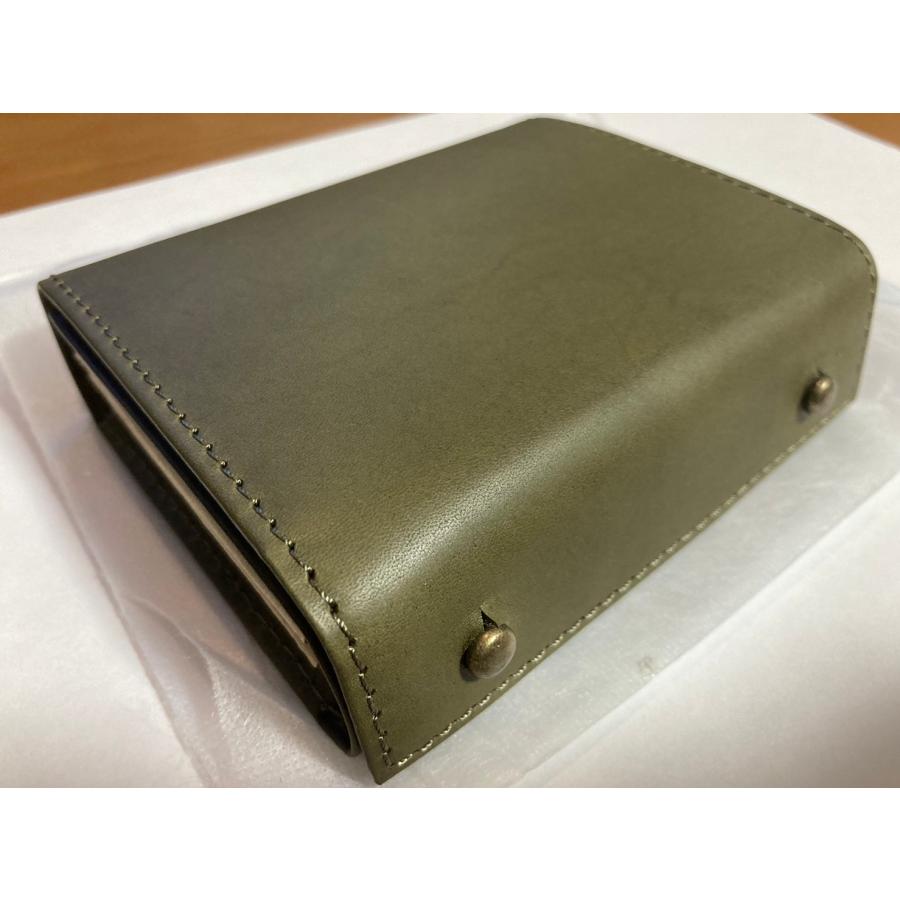 新品 エムピウ m+ メンズ コットン 折り財布 millefoglie 2 P30 MF2p30 grigio | 