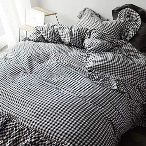 ギンガムチェック柄寝具カバー 綿100 掛け布団カバー シングル 枕カバー2枚 Fxa Trym 通販 Yahoo ショッピング