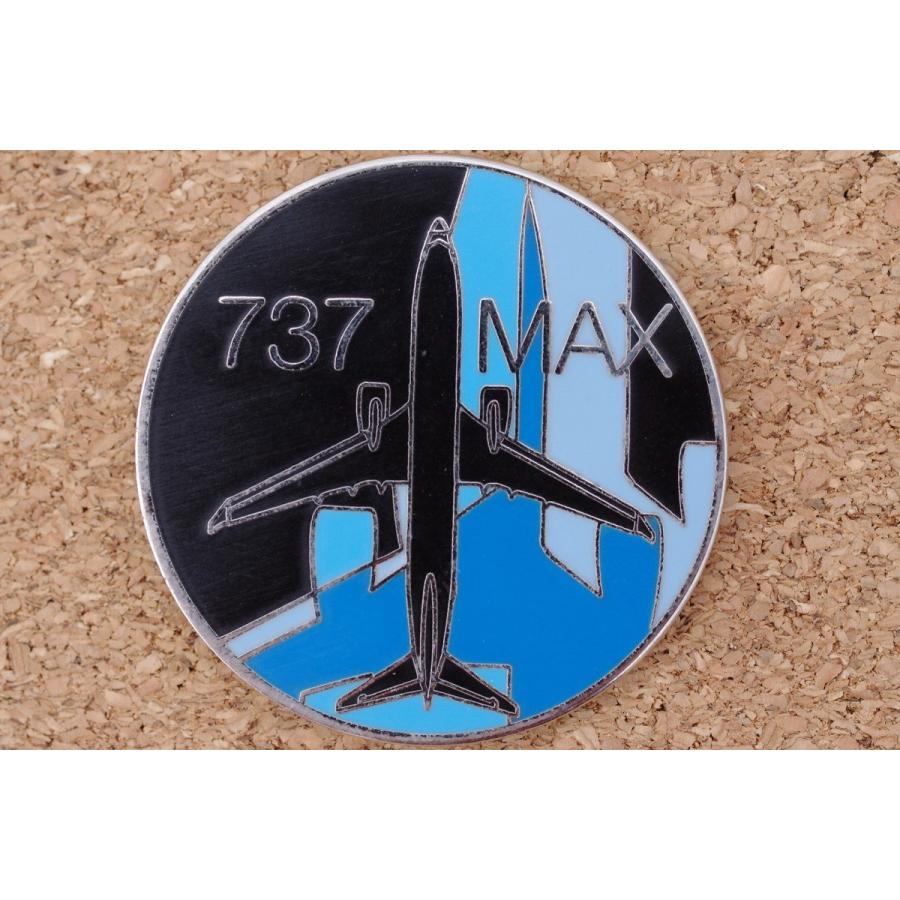 ボーイング 737ＭＡＸ オフセットピンバッジ | 