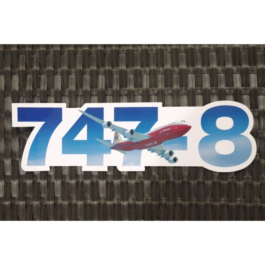 ボーイング 747-8 ダイカットステッカー | 