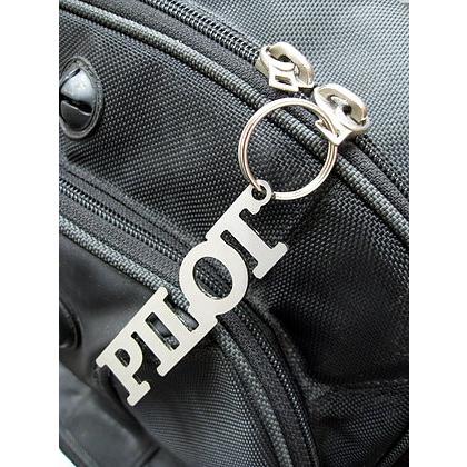 レーザーカットステンレスキーホルダー PILOT |  | 02