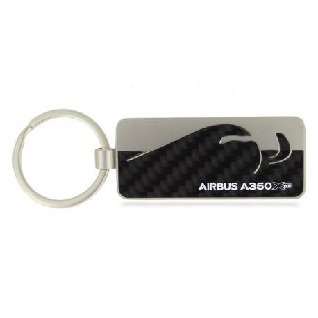 Airbus A350 XWB carbon fibre key ring | 