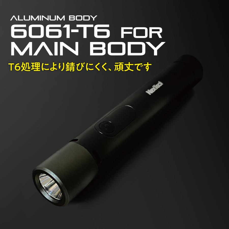 懐中電灯 小型 高照度 LED ライト 防犯 3way 防風ライター ブザー 機能 USB充電 ショックセンサー搭載 旅行 キャンプ 防災 マルチツールランプ MQ086 |  | 01