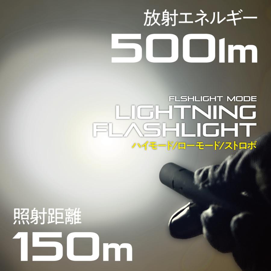 懐中電灯 小型 高照度 LED ライト 防犯 3way 防風ライター ブザー 機能 USB充電 ショックセンサー搭載 旅行 キャンプ 防災 マルチツールランプ MQ086 |  | 02