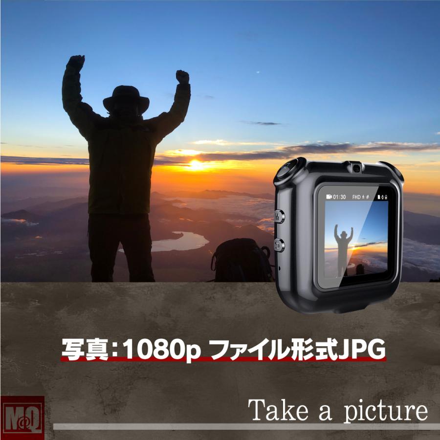 トイカメラ コンパクトUSBカメラ モニター搭載 ミニカメラ ハンズフリー撮影 クリップ付きホルダー キッズカメラ ウエアラブルカメラ 32GB内蔵 |  | 05