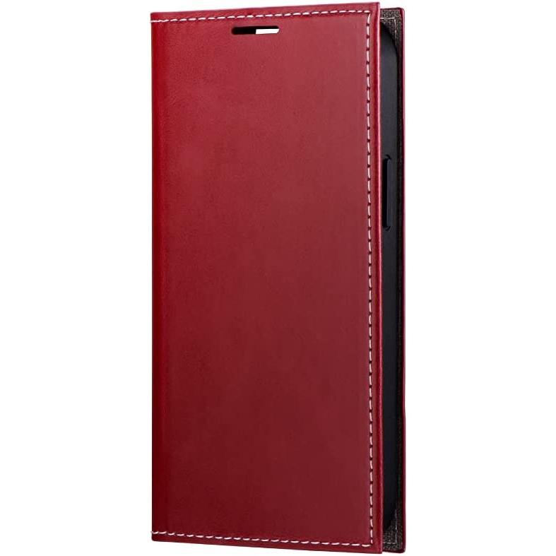 A233816 LP-IL21PRIRD(レッド) iPhone 13 Pro Max用 薄型PUレザーフラップケース | 