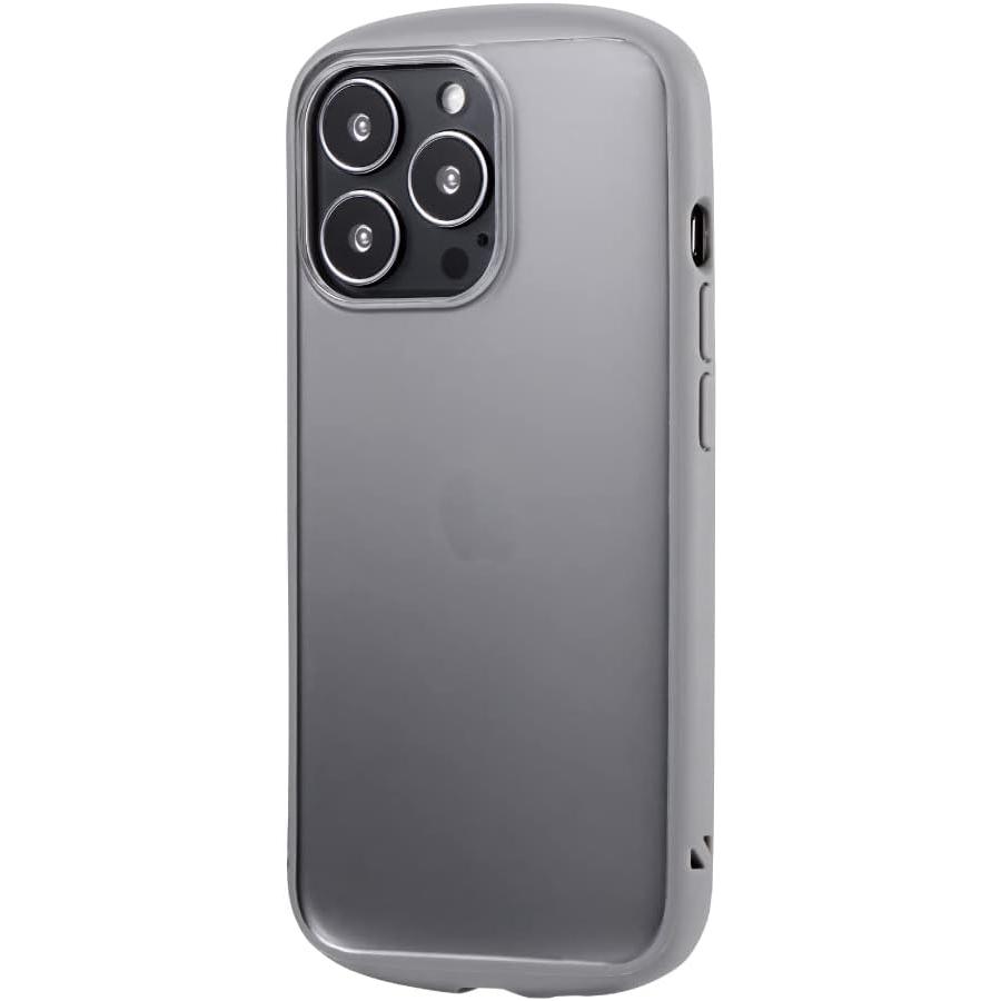 A333120 LP-IP21PLFBK(フロストブラック) iPhone 13 Pro用 耐衝撃マットハイブリッド | 