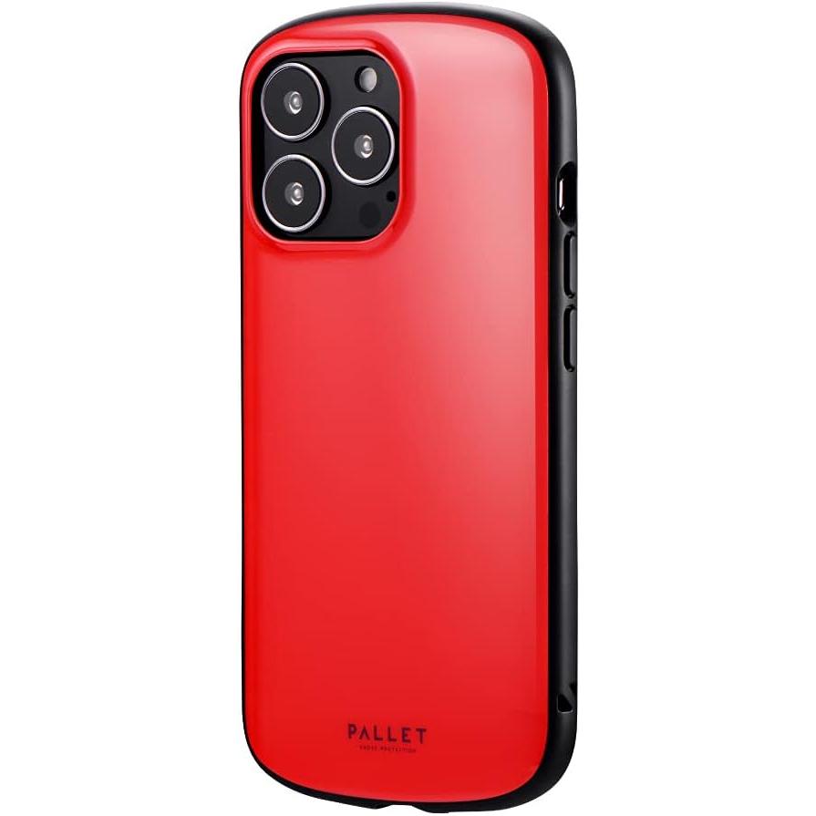 A333205 LP-IP21PLARD(レッド) iPhone 13 Pro用 超軽量・極薄・耐衝撃ハイブリッドケース | 