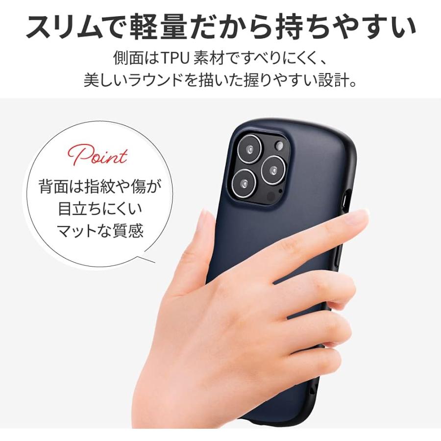 A433243 LP-IP21PLAMGY(マットダークグレー) iPhone 13 Pro用 超軽量・極薄・耐衝撃 |  | 02