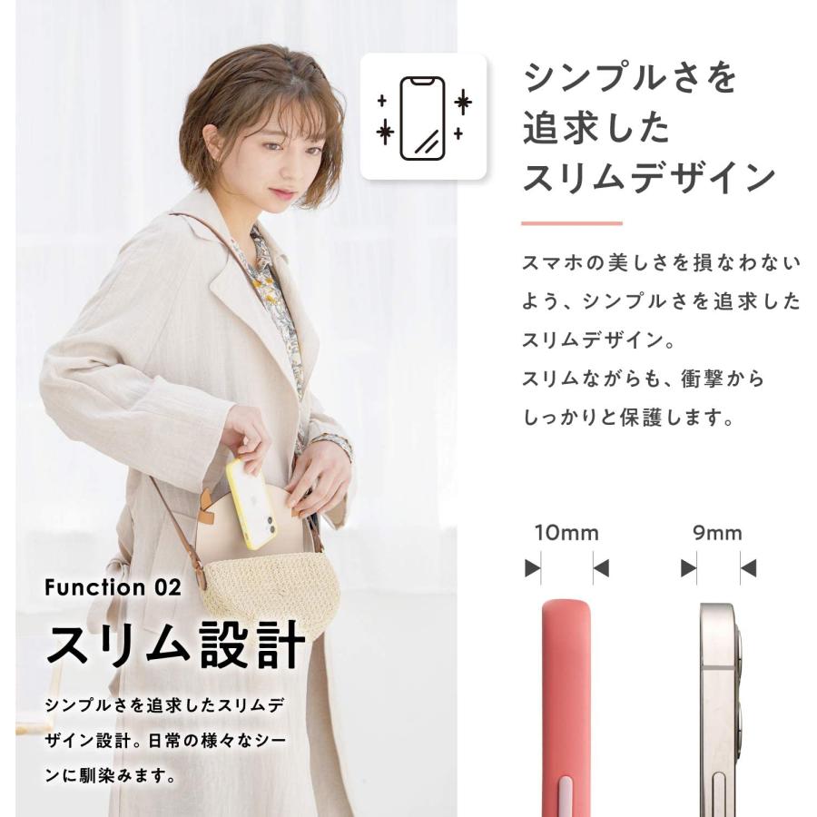 D450517　campino iPhone 13 Pro Max ケース アンチショック 耐衝撃 フィンガー リング スリム 薄型 レンズ保護 ラベンダー パープル クリア |  | 04