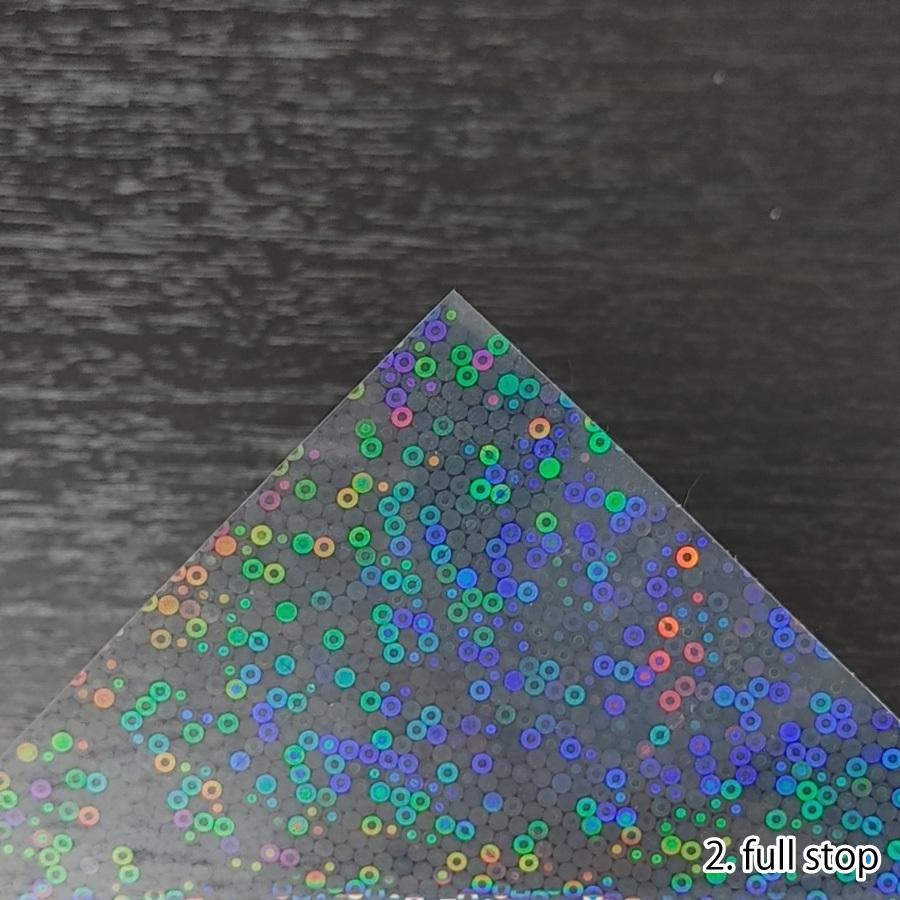 ホログラム シール シート 透明 各柄1枚 5枚入り きらきら 送料無料 Hrst O ラミネート プリント トライベスト 通販 Yahoo ショッピング