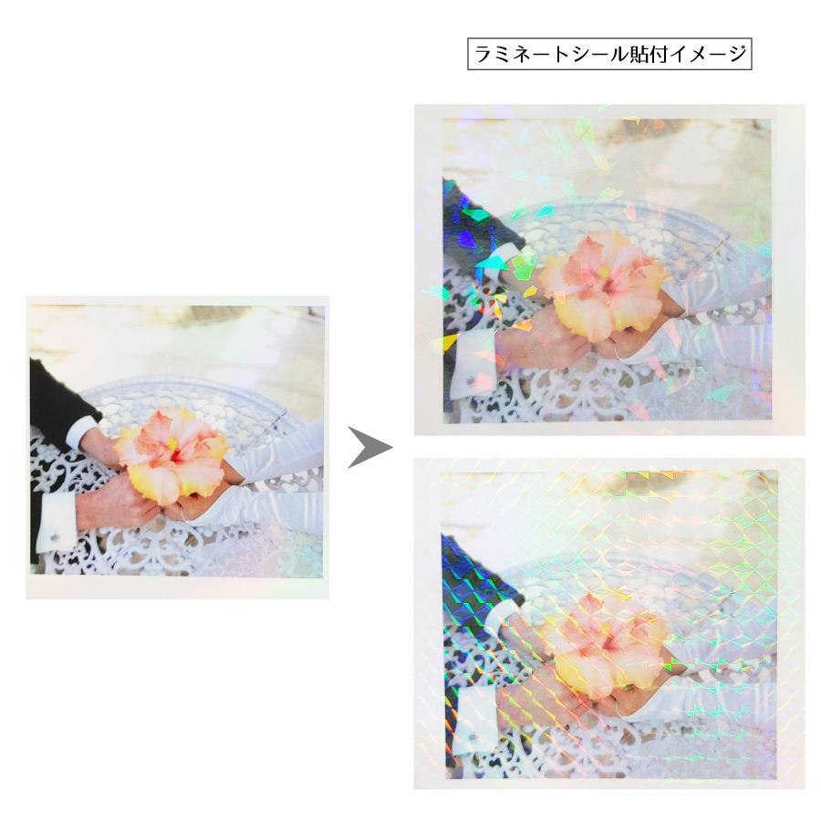 ホログラム シール シート 透明 A5サイズより少し大きめ 154×216mm 10