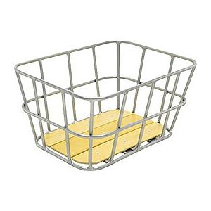 【メーカー純正品】【正規代理店品】GP(ギザ プロダクツ) AL-NR01 ウッド ボトム リアバスケット SIL「爆買」 | 