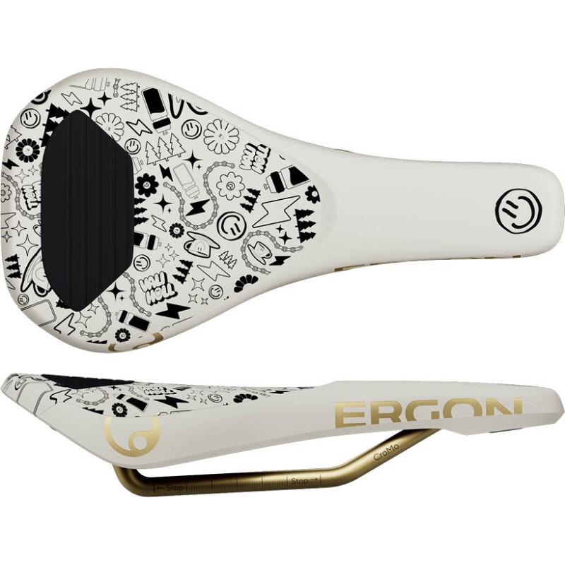 ERGON(エルゴン) サドル SM ダウンヒル コンプ ヴァリ ホル エディション WHT 「爆買」 | 
