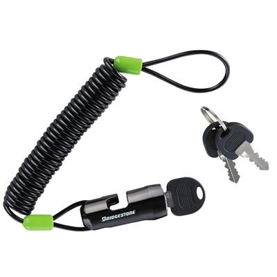 【メーカー純正品】【正規代理店品】ブリヂストン ロックキー コンパクトワイヤーロック WL-SP1 ブラック「爆買」 | BRIDGESTONE