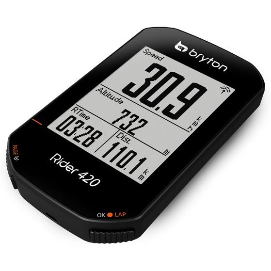 【メーカー純正品】【正規代理店品】BRYTON(ブライトン) GPSサイクルコンピューター Rider420T ケイデンス・心拍センサー付「爆買」 | 