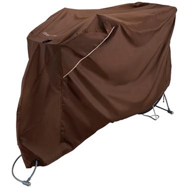 【メーカー純正品】【正規代理店品】ブリヂストン スタイリッシュサイクルカバー(リヤバスケット装着用) CV-SCRB2 ダークブラウン「爆買」 | BRIDGESTONE