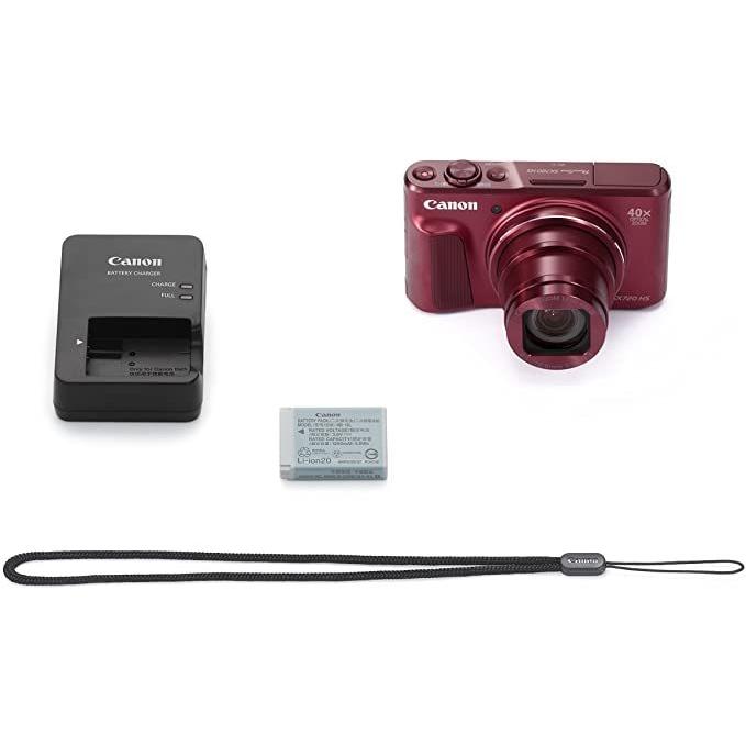 動作良好 Canon PowerShot SX720 HS レッド キャノン Digital Camera Canon PowerShot SX720 HS Red 20.3MP 40x Wi-Fi